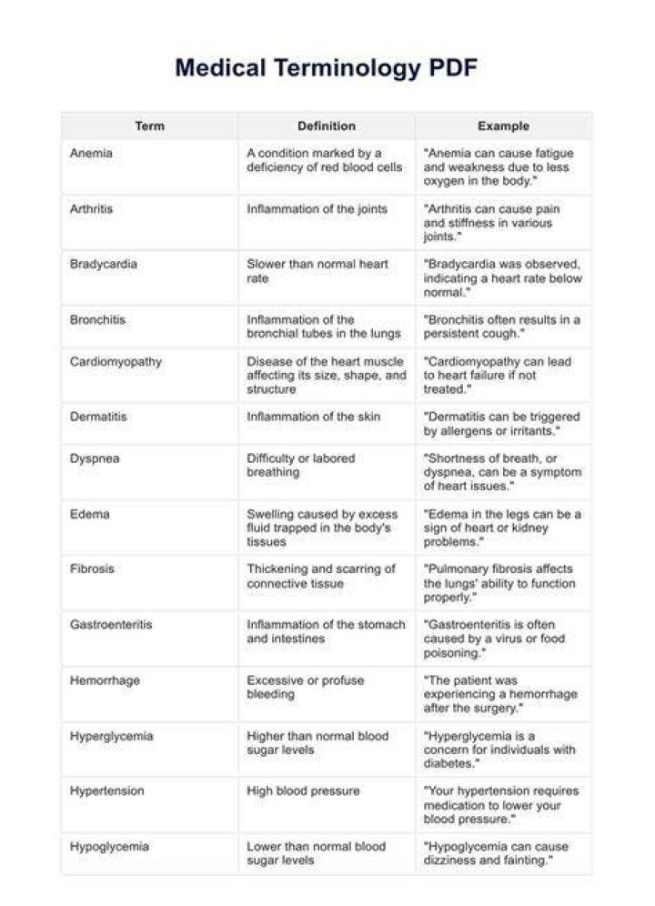 Is terminology the same as definition?