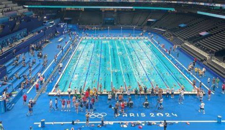 Is there a 14 year old swimming in the Olympics?