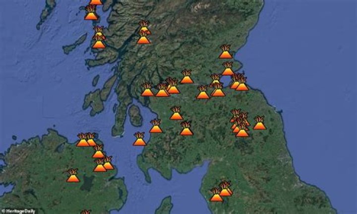 Is there a volcano in Ireland?