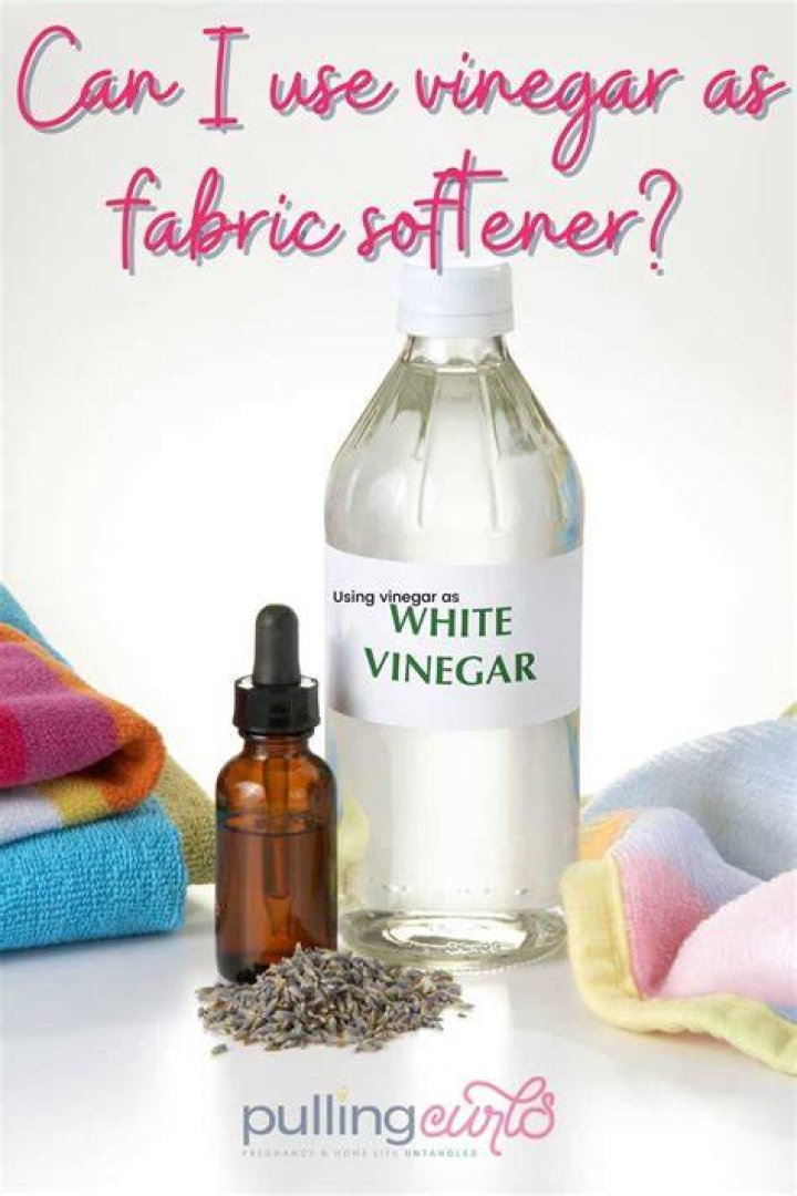Is vinegar a fabric softener?