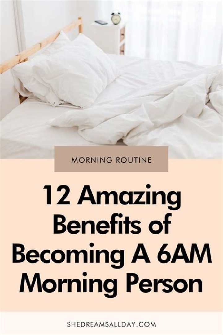 Is waking up at 6am healthy?