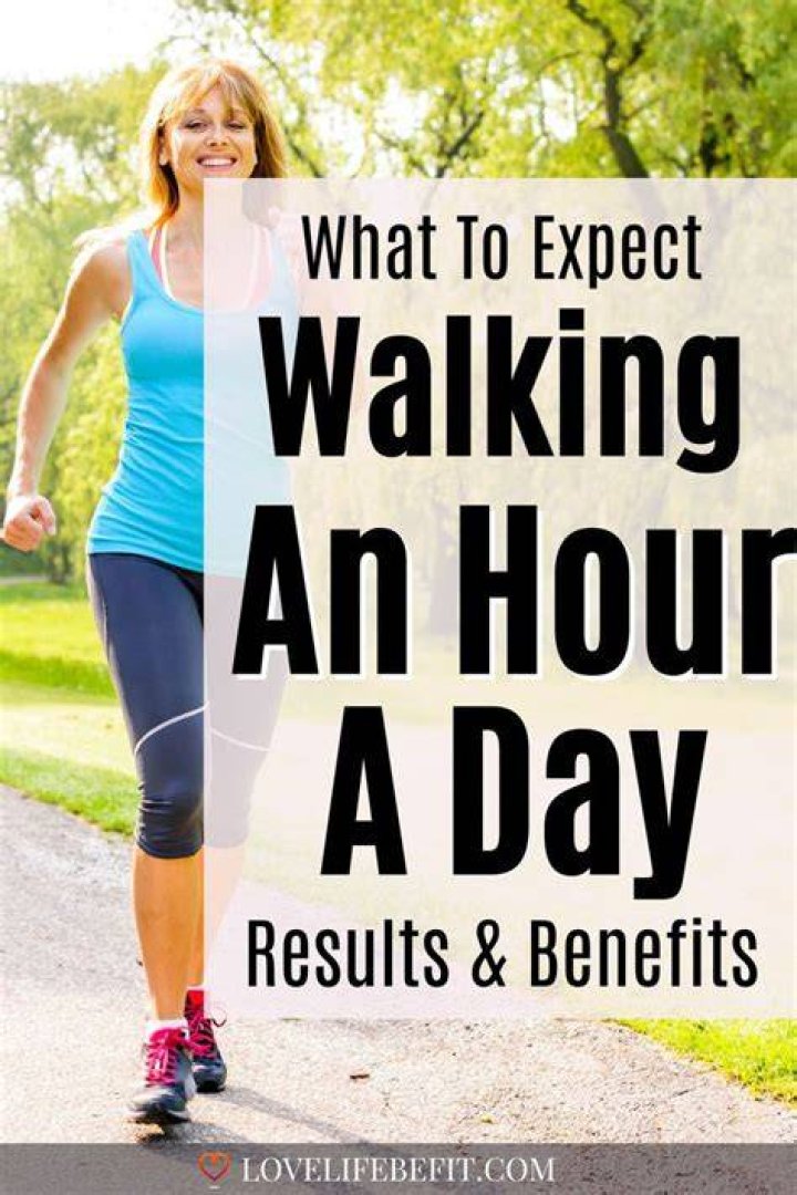 Is walking 1 hour a day enough exercise?