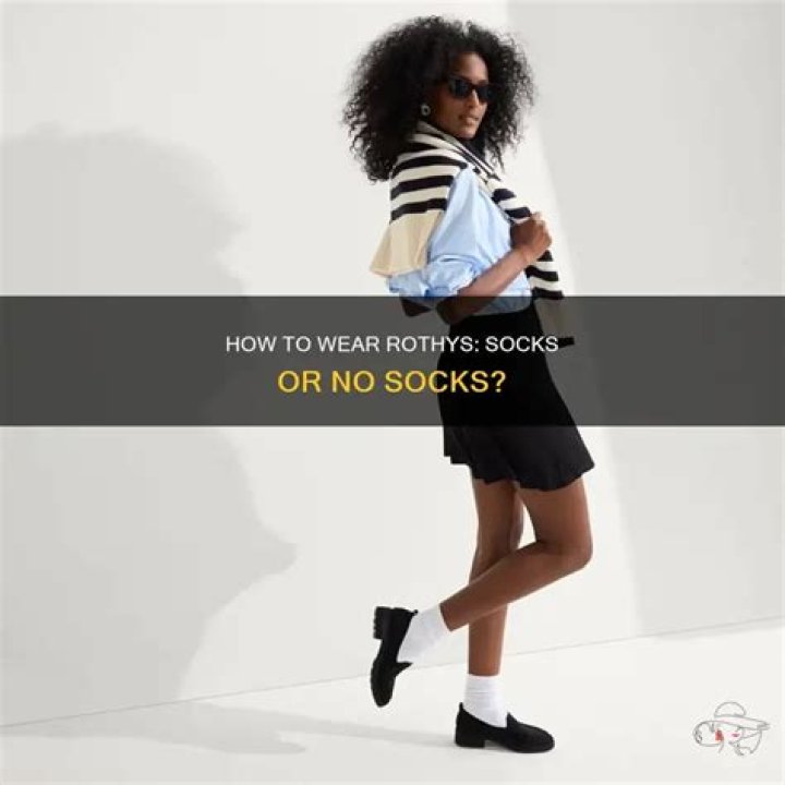 Should I wear socks with Rothys?