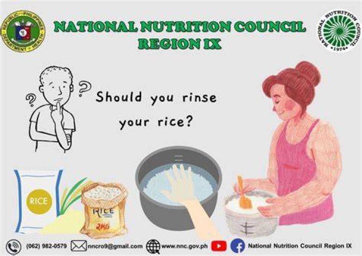 Should rice be rinsed before cooking?
