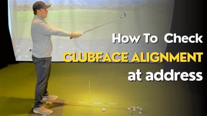 Should the clubface be square at address?