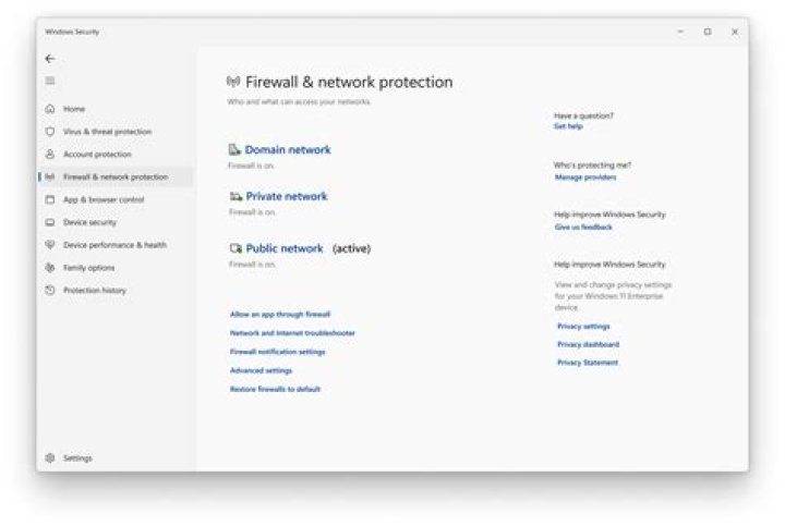 Should Windows Firewall be on or off?