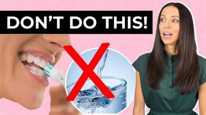 Should you rinse with water after mouthwash?