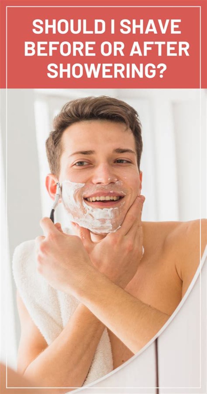 Should you wash face before or after shower?