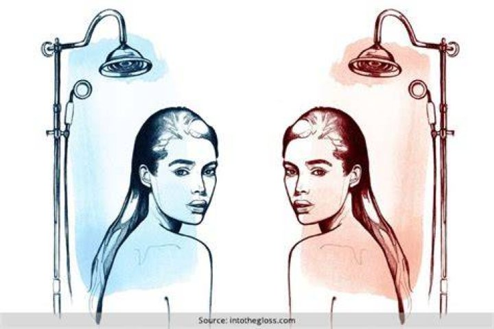 Should you wash your hair with cold water or hot?