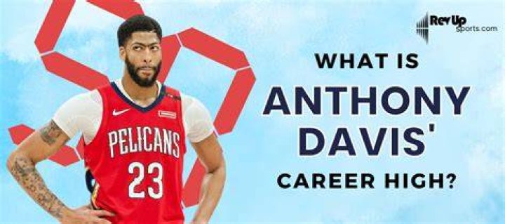 What's Anthony Davis career-high?
