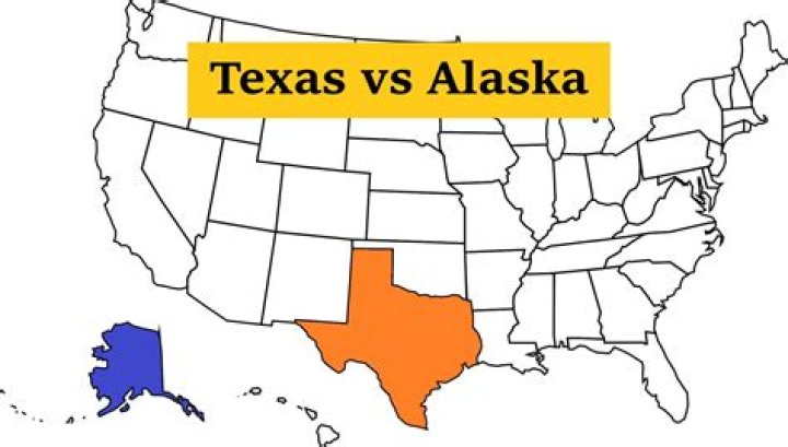 What's bigger Texas or Alaska?
