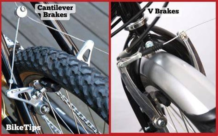 What's the difference between cantilever and V-brakes?