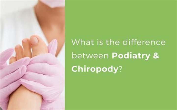 What's the difference between podiatry and chiropractic?