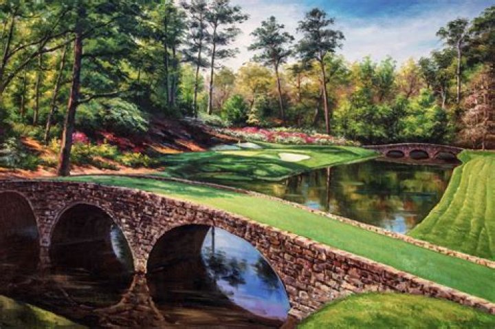 What's the famous bridge at the Masters?