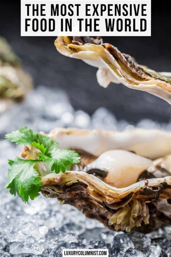 What's the most expensive food?