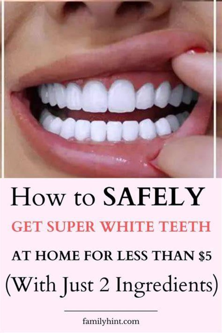 What's the safest way to whiten your teeth?