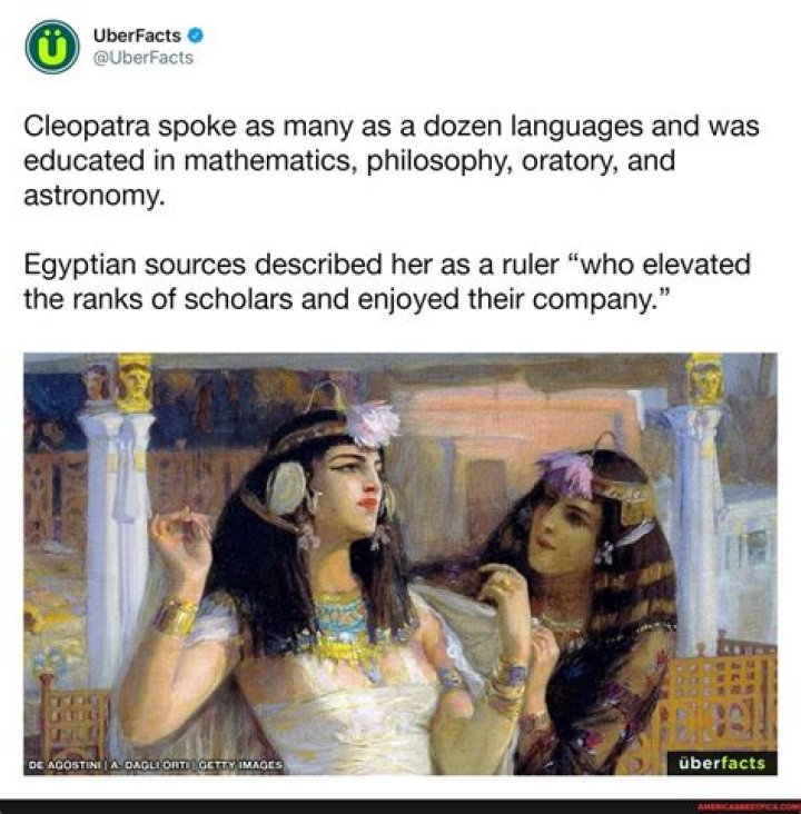 What 7 languages did Cleopatra?