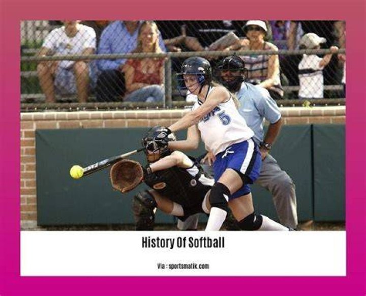 What are 5 interesting facts about the history of softball?