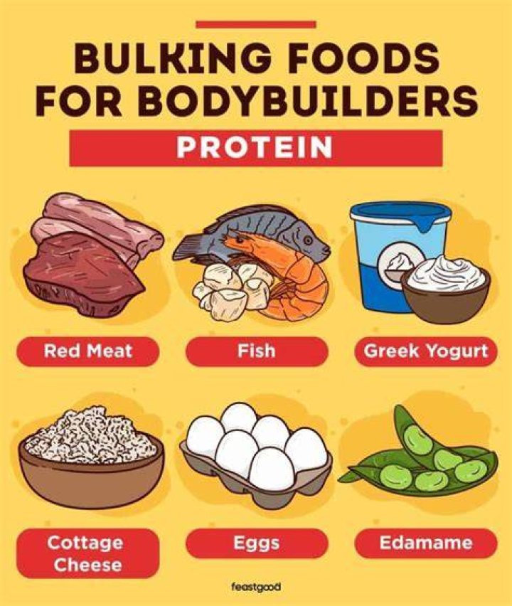 What are 6 body building foods?