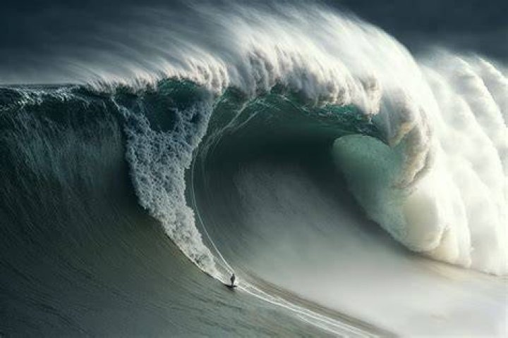 What are giant waves called?