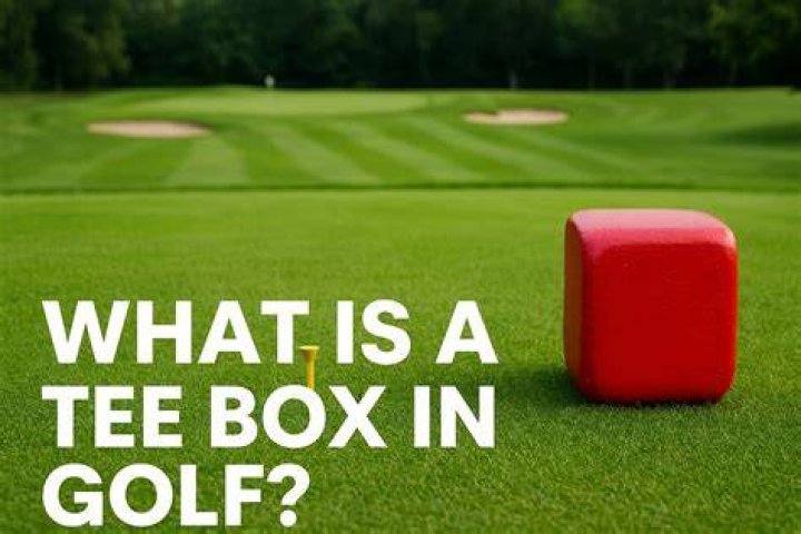 What are golf tee boxes?