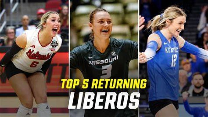 What are liberos in volleyball?