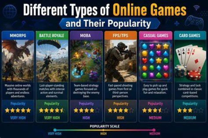 What are main types of games?