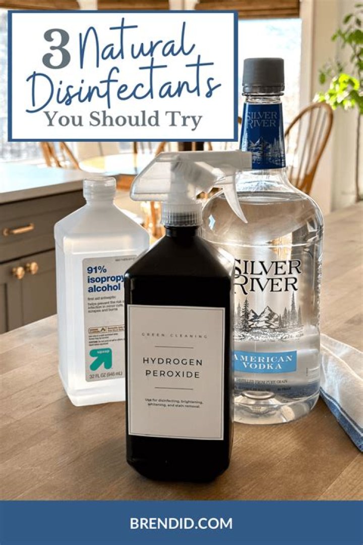 What are natural disinfectants?