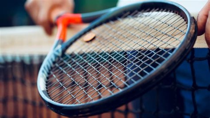 What are natural gut tennis strings made of?