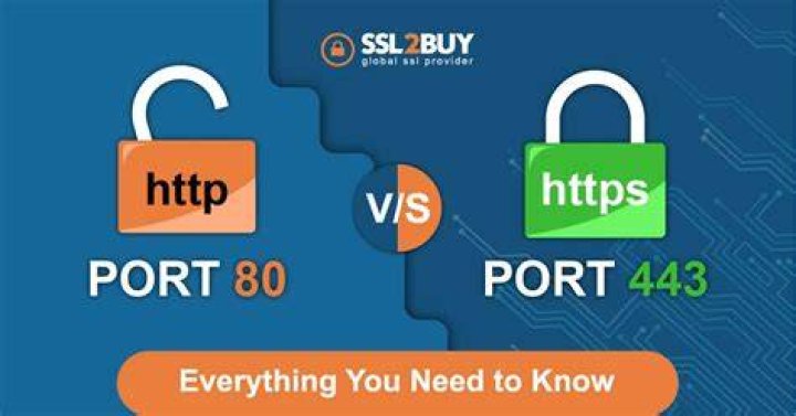 What are ports 443 and 80?