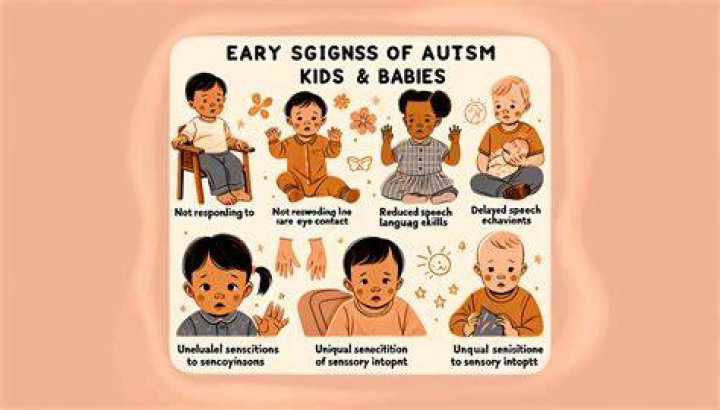 What are signs of autism in babies?