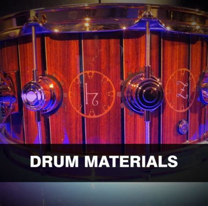 What are slit drums made of?
