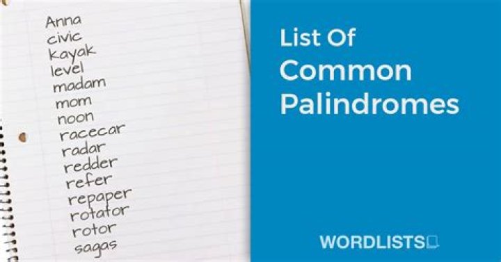 What are some good palindromes?