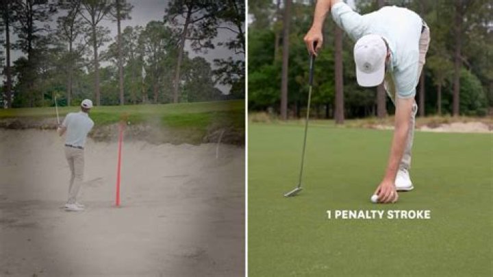 What are the 2 stroke penalties in golf?