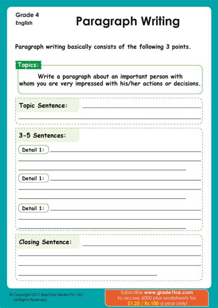 What are the 3 basic parts of a paragraph?