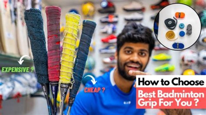 What are the 3 types of grip in badminton?