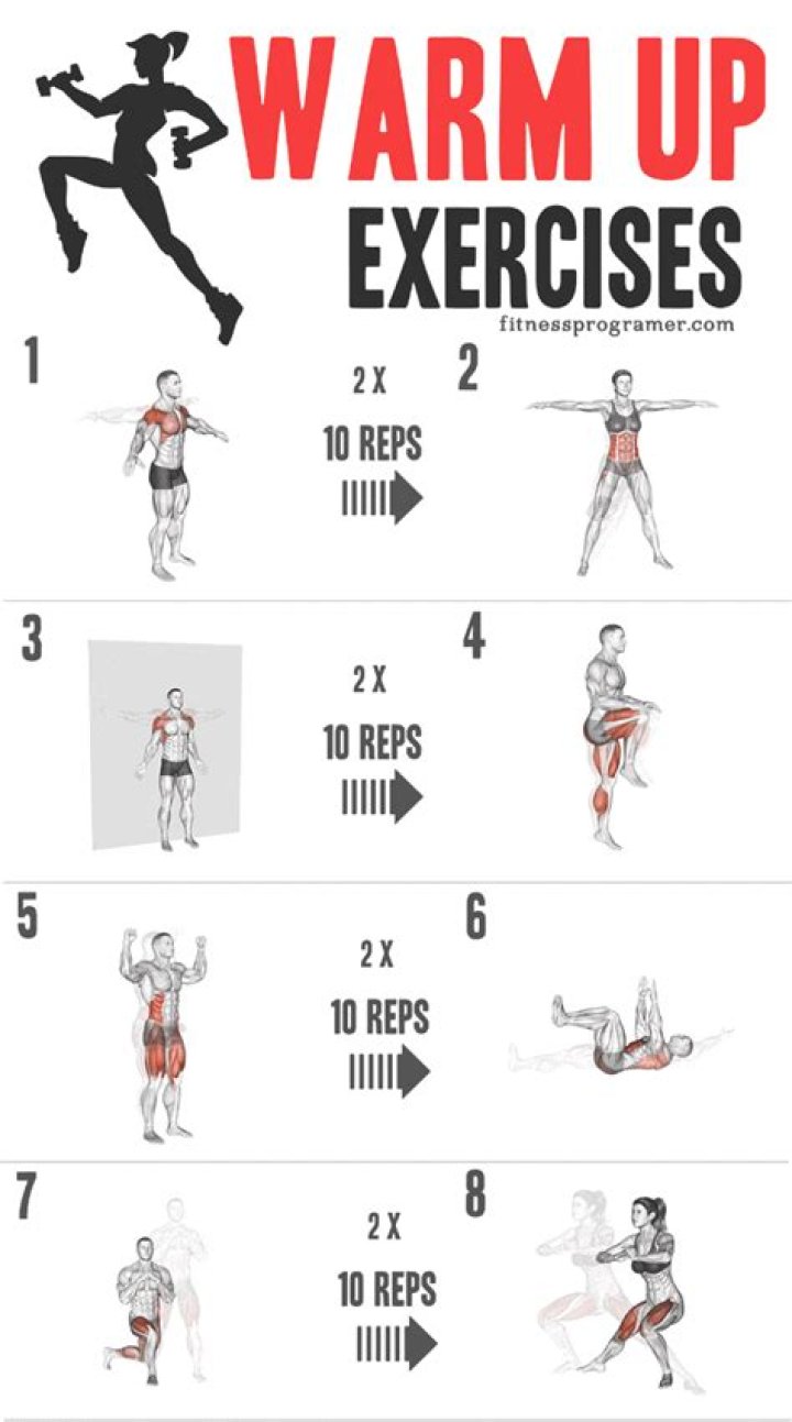What are the 3 types of warm-up?