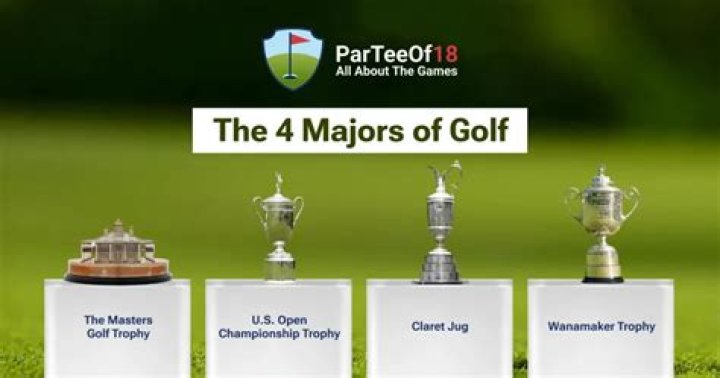 What are the 4 majors in golf 2022?