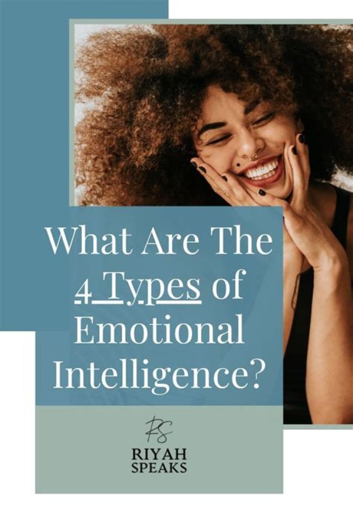 What are the 4 types of emotional intelligence?