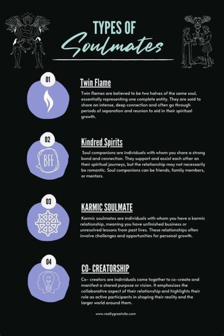 What are the 4 types of soulmates?