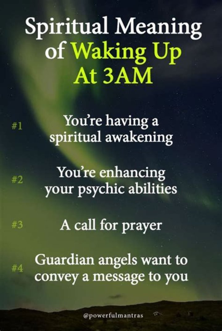What are the benefits of waking up at 3am?