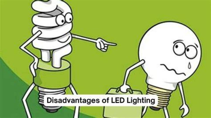 What are the disadvantages of LED?