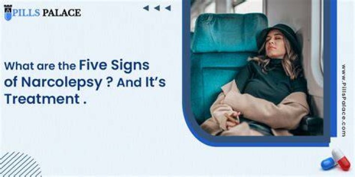 What are the five signs of narcolepsy?