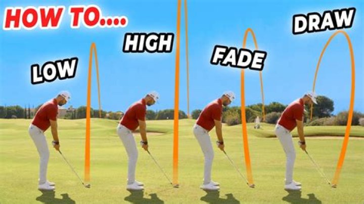 What are the names for shots in golf?