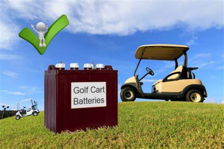 What are the signs that golf cart batteries are going bad?