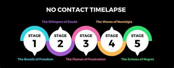 What are the stages of no contact?