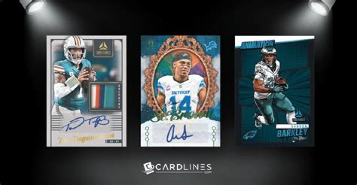 What are the top football cards right now?