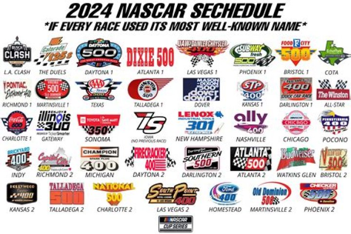 What are the two NASCAR series called?