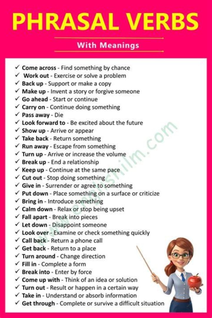 What are the types of phrasal verbs?