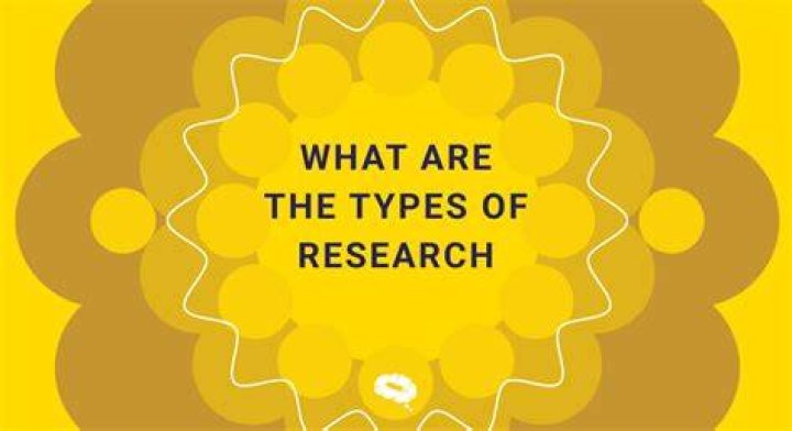 What are the types of research?